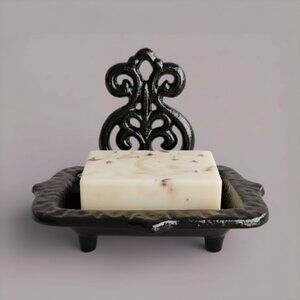 Vintage Cast Iron Footed Soap Dish